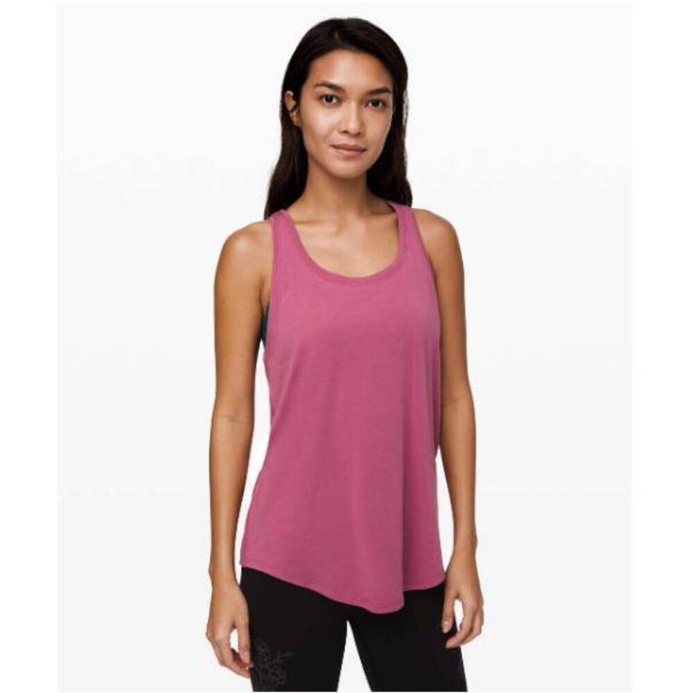 Lululemon Love Tank Top *Pleated Moss Rose S